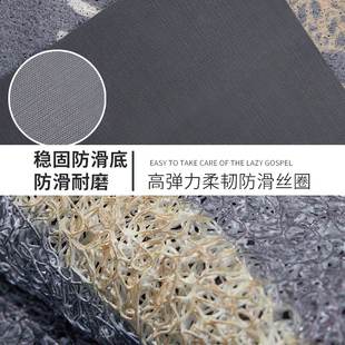 入户门地垫进门垫子门垫轻奢家用门口防滑丝圈脚垫门外可裁剪地毯