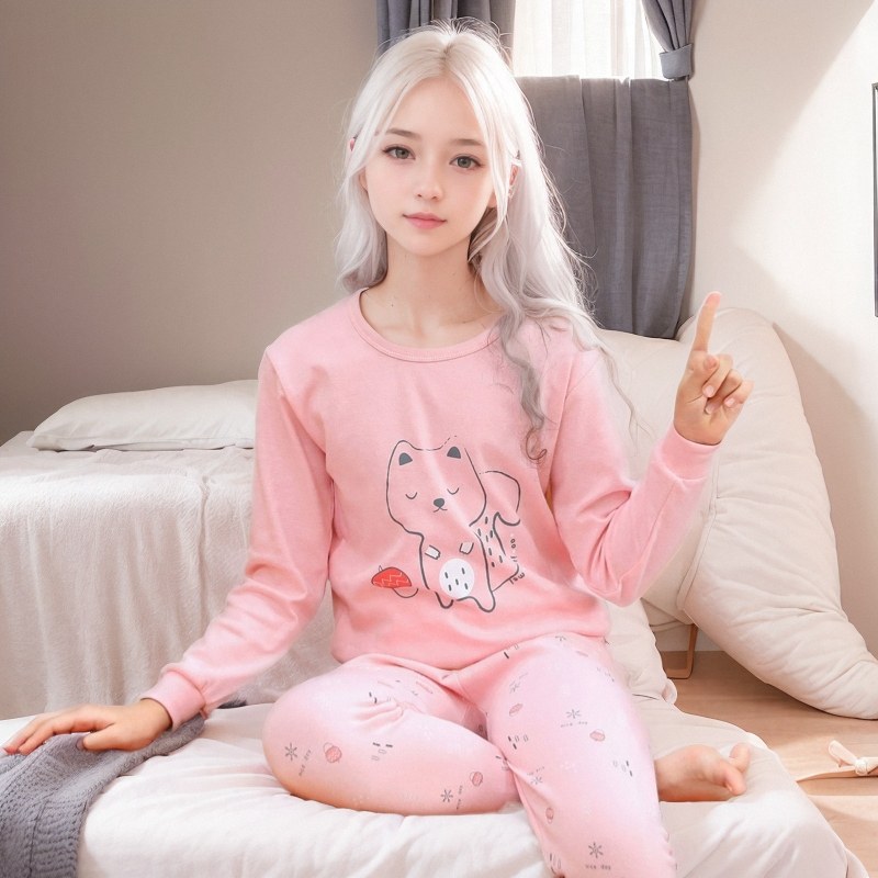 女童全棉秋衣秋裤套装女孩打底内衣儿童睡衣小孩秋冬打底衫棉毛裤,童装/婴儿装/亲子装,内衣套装,淘宝优惠券,粉丝福利购,淘宝优惠卷