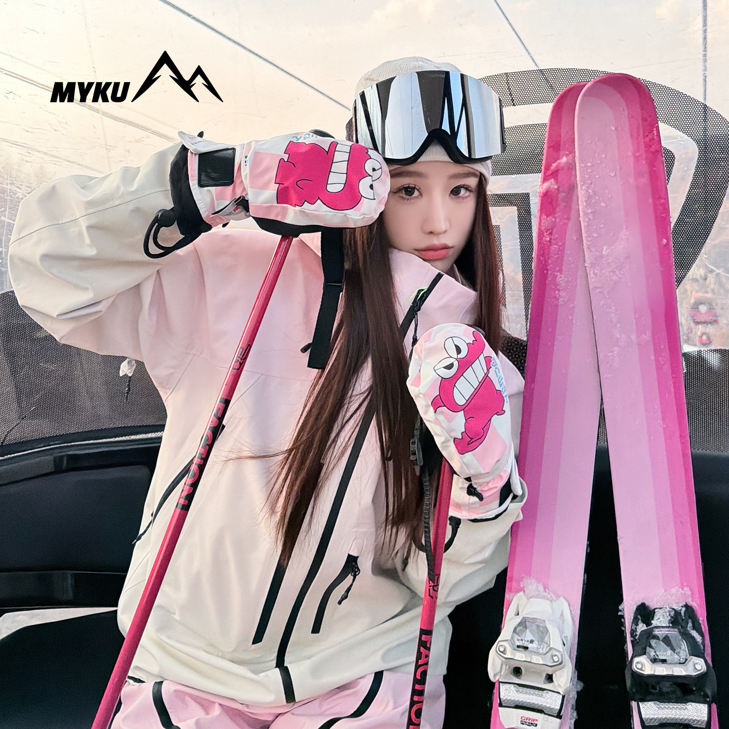 MYKU光芒系列3L壳款滑雪衣