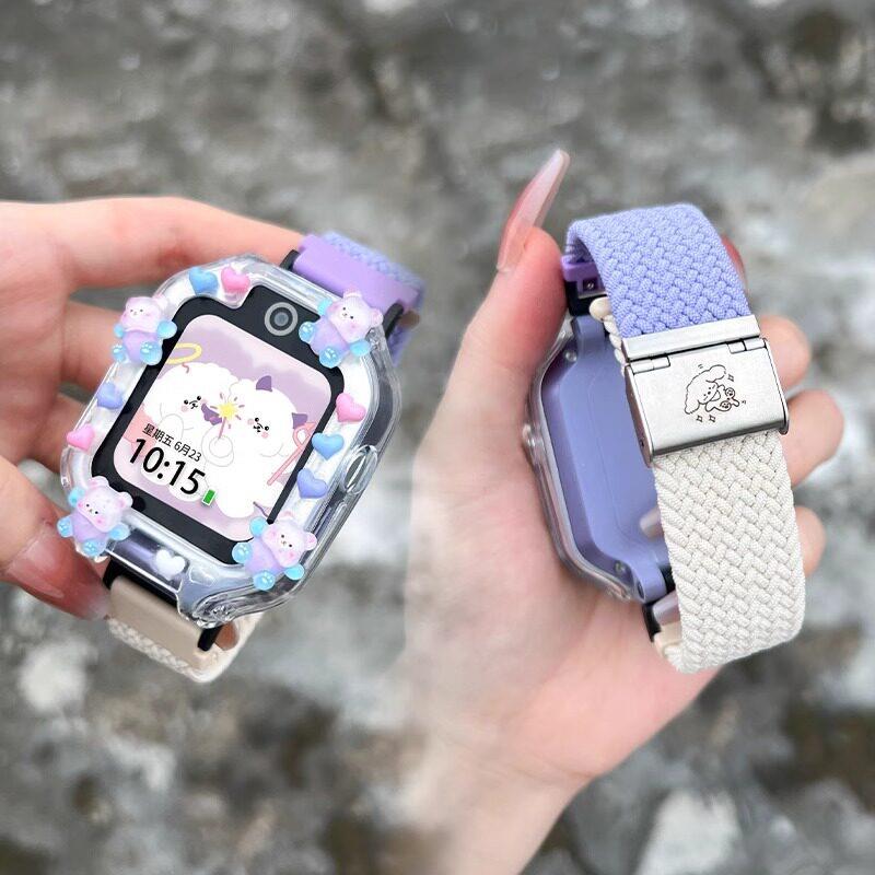 适用华为TGR-L10儿童手表5表带4X初高中3pro柔软3S透气护腕子手环