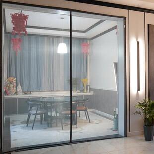 2/2全尺寸全磁条金刚网防蚊门帘夏季大门防蝇通风防尘纱门子磁吸