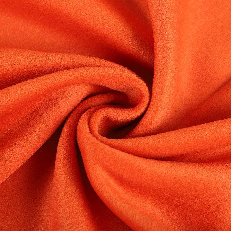 现货新品保面全羊毛H1688A暖色系850/880g毛童呢面料暖装外双套呢