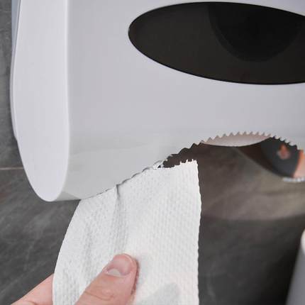 酒店卫生间塑料大卷盒大卷VTM纸架大厕纸架防水纸盘盒纸纸巾架