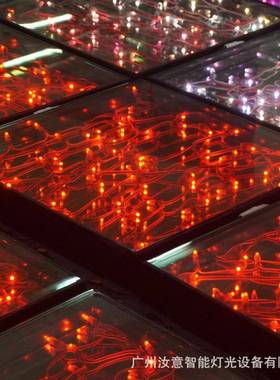 工厂直销砖金色渊全彩发光穗地砖灯酒吧舞台深镜跳舞地GLT板繁星