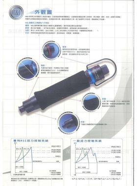 臺灣美之岚M&L機械工業有限公司气动起子  M&L-T20PB /1-8kgf.cm