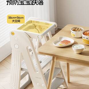 蒙氏学习塔宝宝洗漱洗手台阶梯凳可折叠儿童踩脚凳婴儿刷牙扶手凳