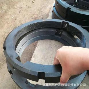 按图按螺样3品大直径YOM圆母GB812圆螺母M300 高强度细纸牙圆螺母