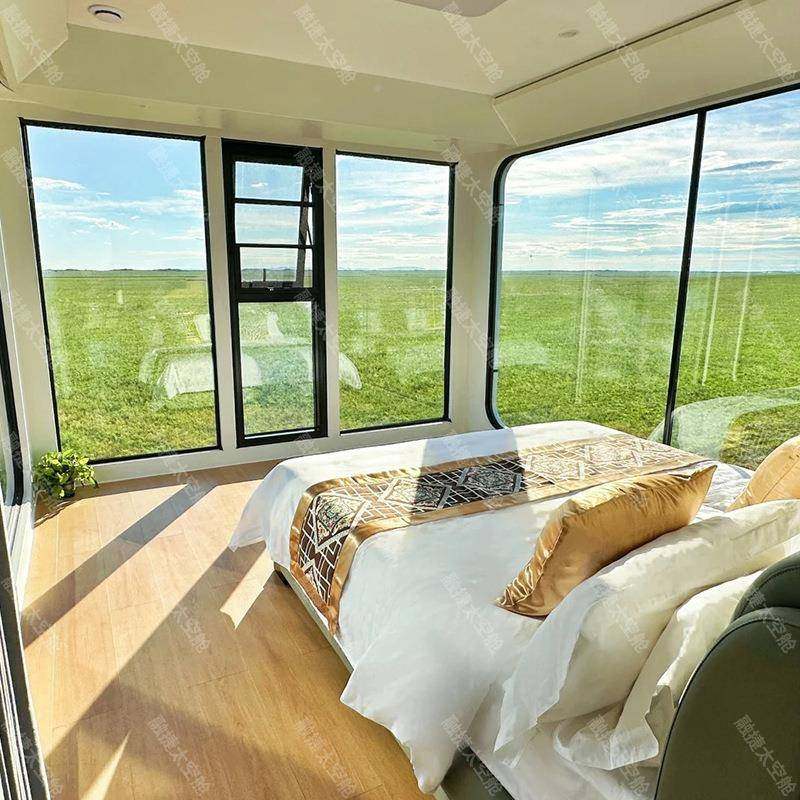 空舱移动房民酒店景区文旅创意箱宿集装房户外087太轻钢建筑阳光