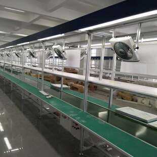 非标车间流水线电子电器生产线后焊线装配线环形单双边灯架组装线