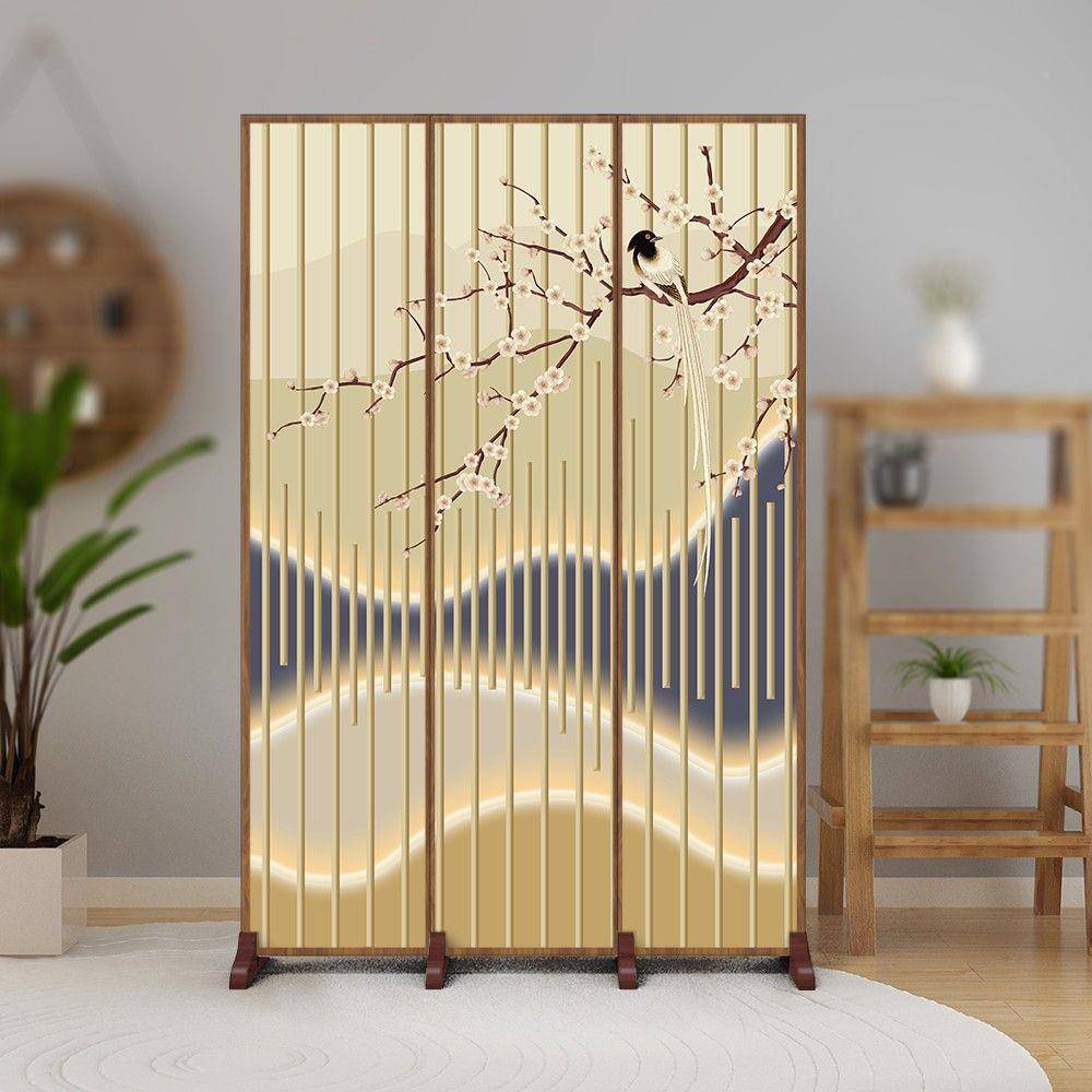 玄屏风隔断家用入户关风水厅卫生间简移动现代约客SOG遮挡简易双
