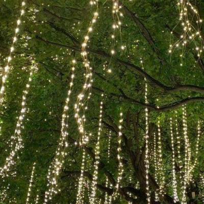 挂国树灯中风浪漫诗词字星星灯马尾发灯夜市亮XDP化光户外古拍照