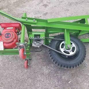 汽油爬坡727手省力爬汽山虎油刹车独轮带车推车独轮车电动鸡公车