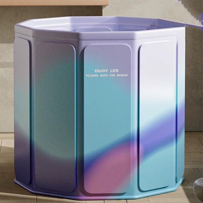 加大直径80cm免安装折叠泡澡桶