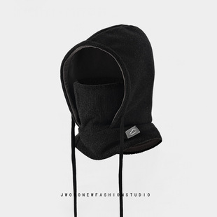 骑车防风保暖头套男冬季儿童帽子围脖一体头盔内胆帽女款滑雪面罩