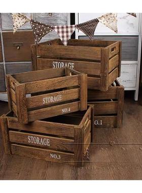 拍照道具淘宝静物摆件婚纱写真儿童摄影复古收纳盒实景橱窗装饰箱