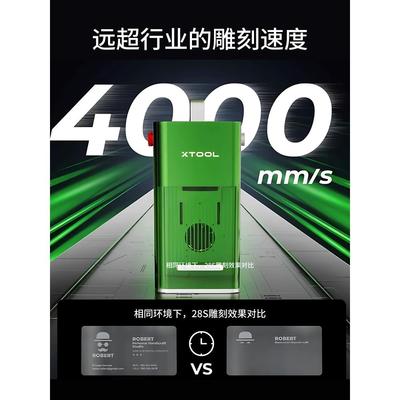 xTool F1 叶雕激光雕刻机全自动小型切割机手持金属打标机【仓】
