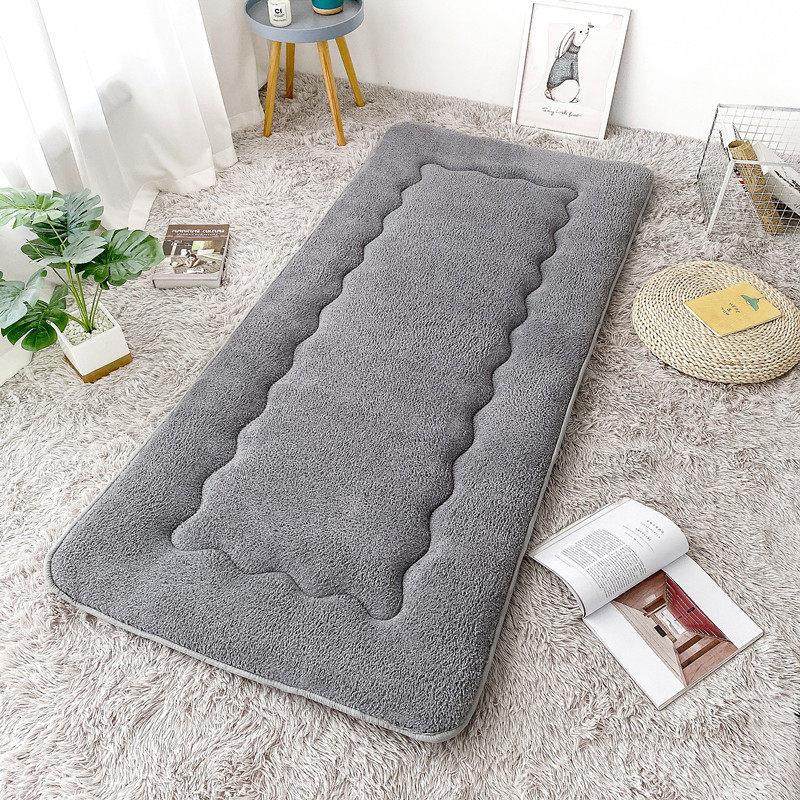 羊羔绒学生床垫宿舍加厚冬季床褥子上下铺可折叠单双人儿童睡垫子