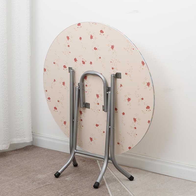 休闲阳台小圆桌 圆形桌子折叠 圆桌子小型 圆餐桌家用 圆形小桌子