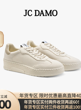 JC DAMO2025秋季新款时尚百搭休闲鞋女平底运动鞋透气网面鞋