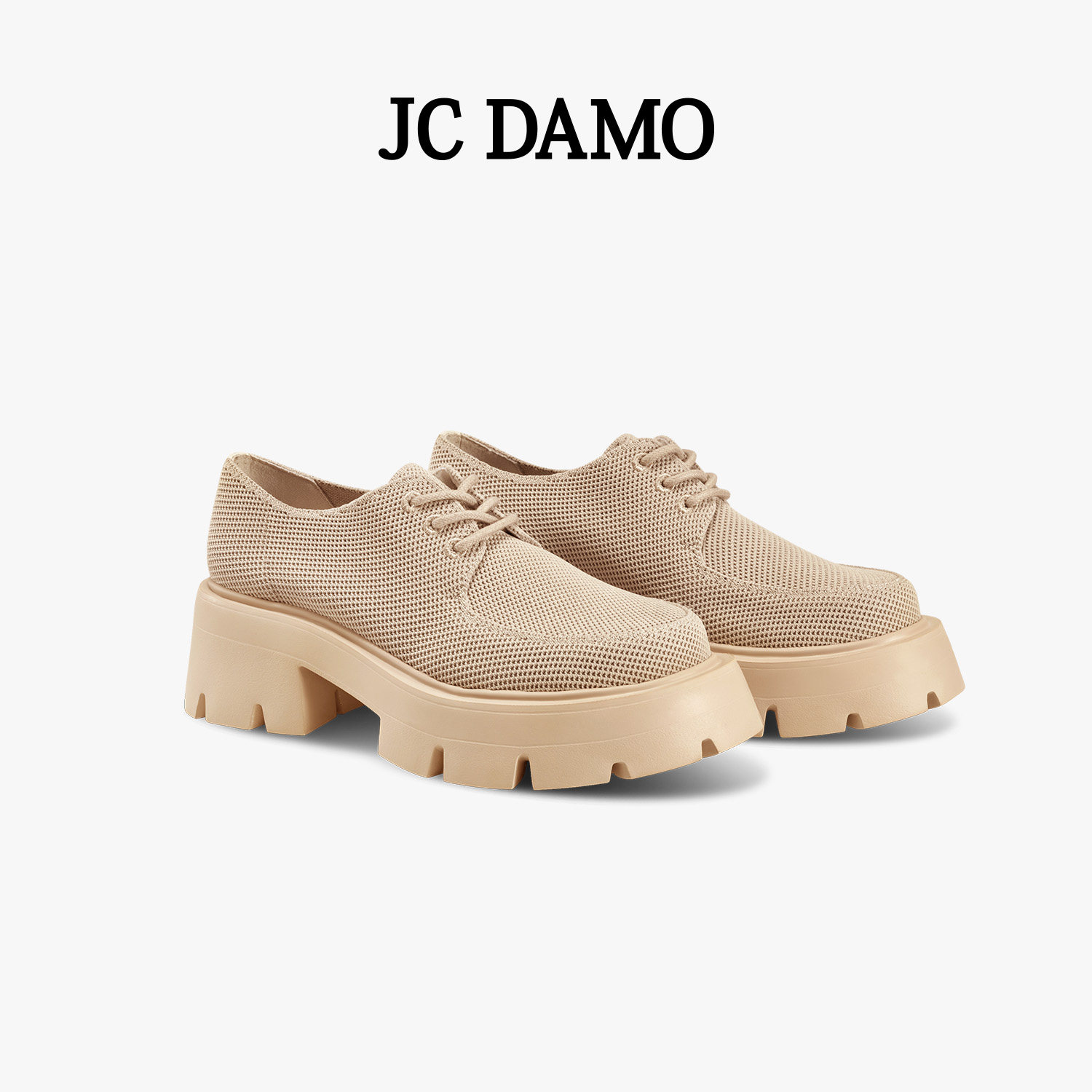 JCDAMO厚底乐福鞋女鞋