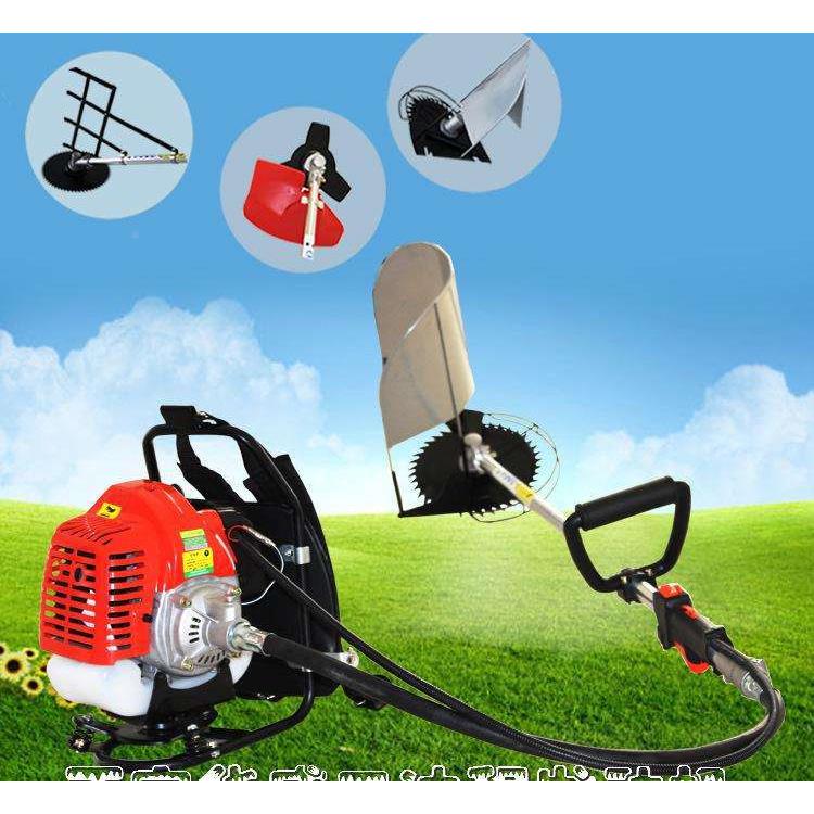 鲁源四冲程背负式割SSN草除机荒 棉花地旋耕草机 山地开松土工割