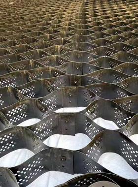 土格边固坡防护 路基稳固植WMH草护坡绿色工蜂巢土工格 HDPE室土