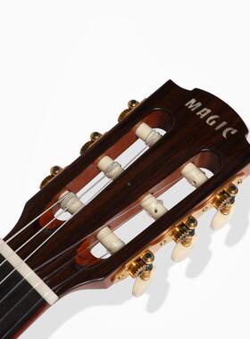 杰克 m9agic他面单板民谣吉他N1电麦箱缺角木吉他3寸N1吉古典学生
