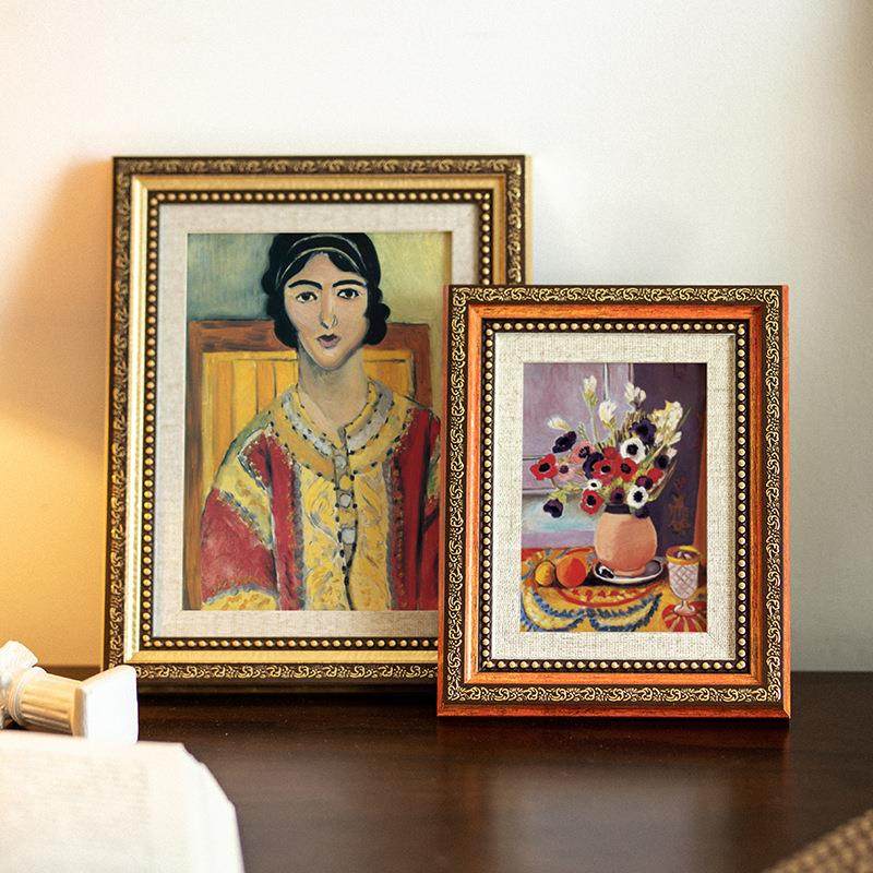 复古相框摆台567810寸艺术古典照片影楼高级感装饰画框宫廷框架