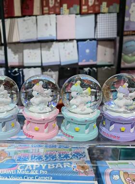 国红水果45号带灯水晶球创意礼物闪光小马水球家居装饰摆件礼品