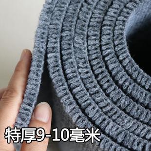现代简约卧室地毯整铺满铺客厅家用可裁剪烟灰加厚10毫米条纹地毯