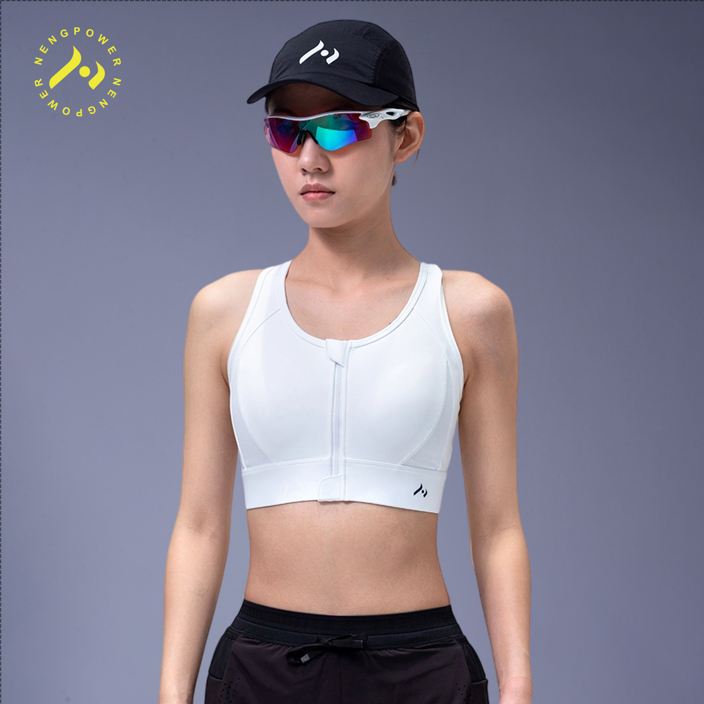 NP能跑女高强度防震美背bra