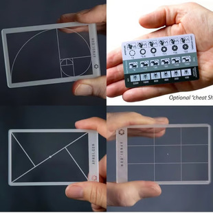 GF黄金比例取景定位尺 Fibonacci Composition View Finder