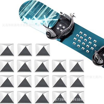 Snowboard treadle pad金字塔钉防滑滑雪板踩踏垫单板滑雪