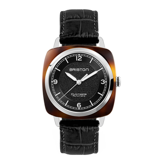 BRISTON CLUBMASTER LEGEND 传奇系列玳瑁框黑盘黑带HMS机械表