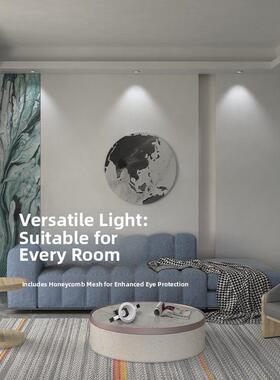 Lipro Led射灯嵌入式入口通道防水防眩光护眼射灯厨房射灯E1十包