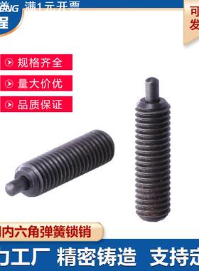 德标弹簧柱塞GN616系列弹簧销顶丝定位柱弹性销钉 弹簧柱塞