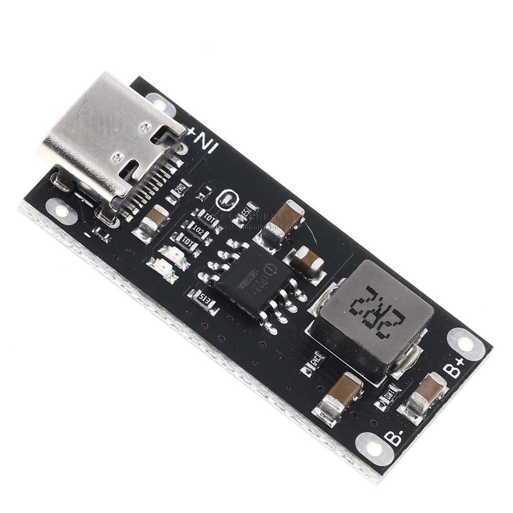 IP2312 聚合物三元锂电池快速充电板3A 5V转4.2V 4.35V Type C