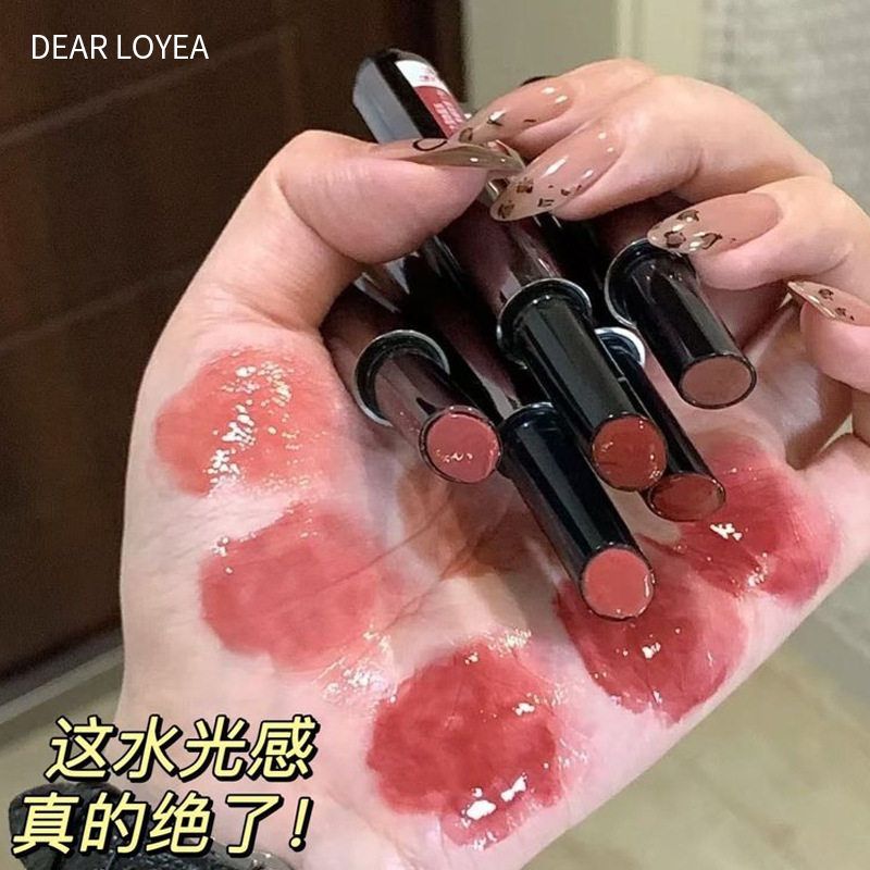 正品DEAR LOYEA镜面唇釉女学生党显白唇釉裸色口红唇釉唇泥不易沾