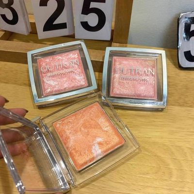 正品珠光裸粉立体饱和橘色低娇艳