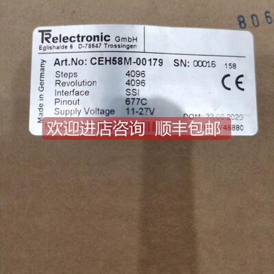 询价CEH58M-00179 TR编码器 SSI信号输 11-27V 4096ppr