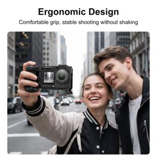 适用于DJI大疆 Action6运动相机街拍手柄手持支架配件