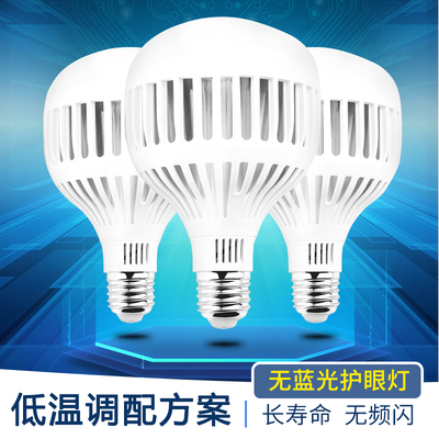 速发RA8高显色灯泡摄影灯拍摄补光灯泡无频闪5500K 4500K专用色温