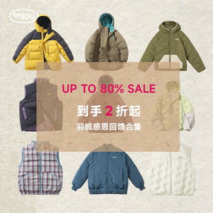 【感恩特惠羽绒合集】mipo冬季儿童羽绒服满印连帽厚外套保暖羽绒