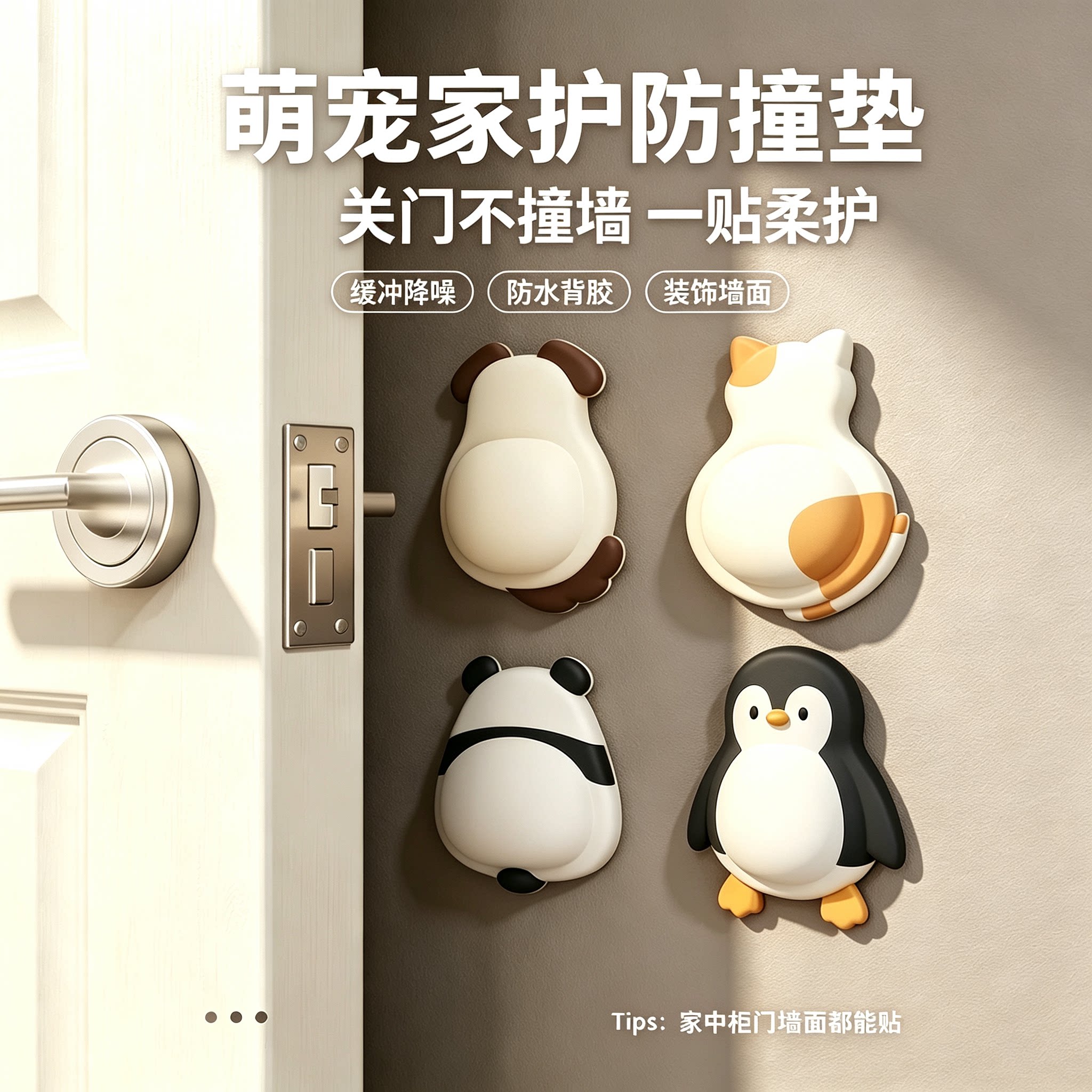 硅胶静音防撞门挡贴2026新款图片