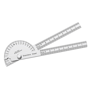 高精度不锈钢角度尺工业量角器万用多功能角度测量仪量角专用