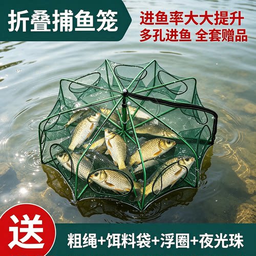 折叠虾笼鱼笼多用捕捞网笼