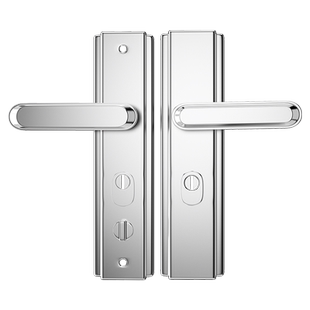 多功能面板防盗门把手加厚入户大门锁外门家用防撬门通用型拉手