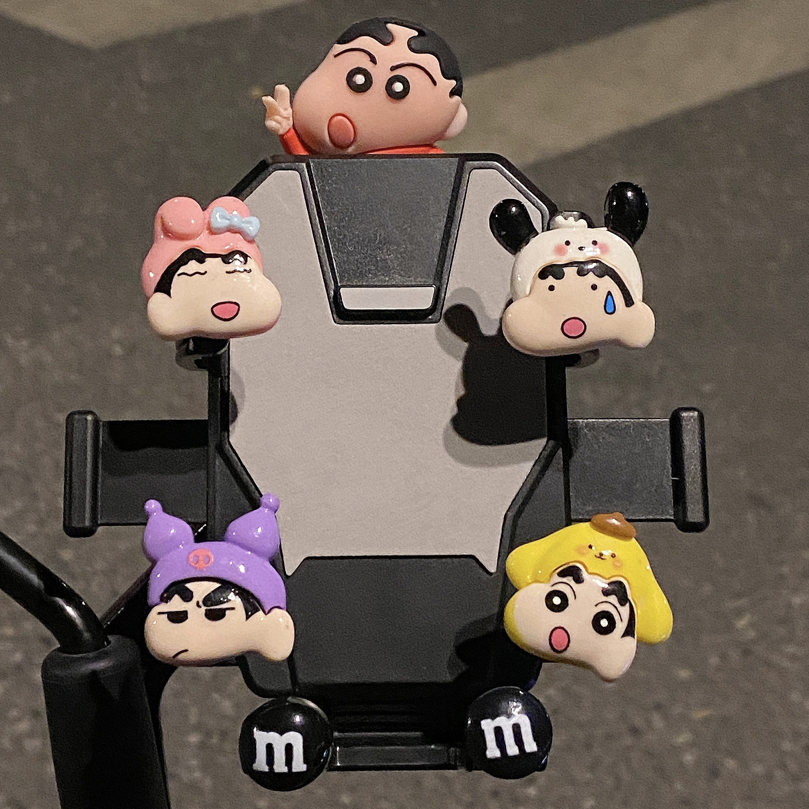 蜡笔小新电动车手机支架2025新款骑行公路自行车摩托电瓶车导航架