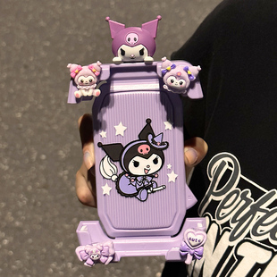 2026新款 电动车手机支架库洛米可爱自行车手机架摩托车骑行导航架