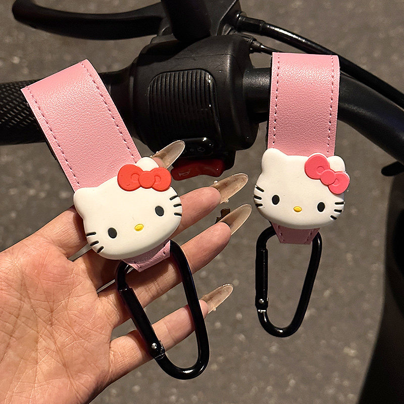 HelloKitty电动车挂钩前置强力承重婴儿推车挂物勾收纳自行车挂包